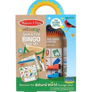 New Melissa & Doug Lets Explore Seek & Find Bingo Play Set